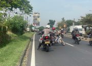 Satlantas Polres Karawang Laksanakan Patroli Simpatik di Jalan Raya