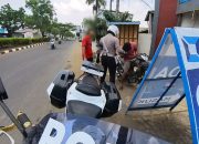 Satlantas Polres Karawang Tegur Pelanggar di Jalan Raya saat Patroli Simpatik