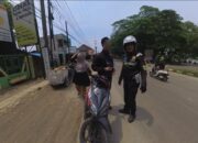 Kurangi Angka Pelanggaran, Polantas Tingkatkan Patroli Simpatik di Jalan Raya Karawang