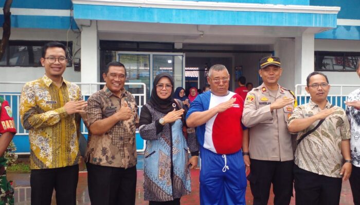 Kunjungan Menteri Pendidikan Dasar Dan Menengah Di SMPN 1 Kotabaru Karawang 