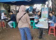 Satlantas Polres Karawang Hadirkan Gerai Pelayanan SIM Keliling di Cikampek