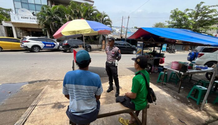 Unit Kamsel Satlantas Polres Karawang Tingkatkan Sosialisasi Tentang Kamseltibcarlantas