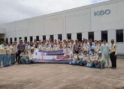 Unit Kamsel Satlantas Polres Karawang Sosialisasi Safety Riding Kepada Karyawan PT. KAO Indonesia