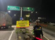 Siapkan Pam Long Weekend, Satlantas Karawang Lakukan Penyortiran Kendaraan Sumbu 3 ke Atas