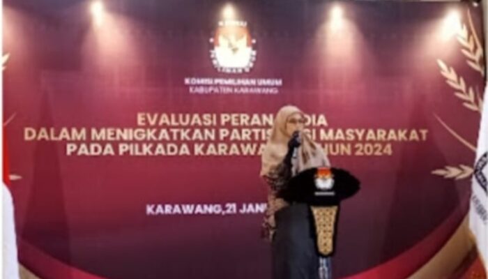 KPU Karawang Gelar Talk Show Rapat Dengar Pendapat Bersama Insan Pers