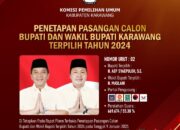Penetapan Pasangan Calon Bupati Dan Wakil Bupati  Karawang Terpilih 2024
