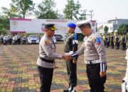 Kapolres Tasikmalaya Kota Pimpin Apel Gelar Pasukan Operasi Keselamatan Lodaya 2025