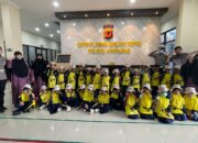 Satlantas Polres Karawang Gelar Kegiatan Polisi Sahabat Anak Bersama Anak Usia Dini