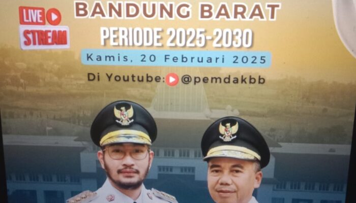 kades Batujajar timur mochtar ucapkan selamat dan sukses atas dilantiknya Jeje Ritchie – ismail sebagai Bupati dan Wakil Bupati Bandung Barat periode 2025-2030.