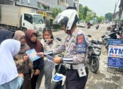 Satlantas Polres Karawang Sosialisasi Ops Keselamatan Lodaya Kepada Remaja