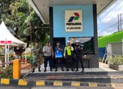 Satlantas Polres Karawang Edukasi Kamseltibcarlantas Kepada Security PT. Pertamina