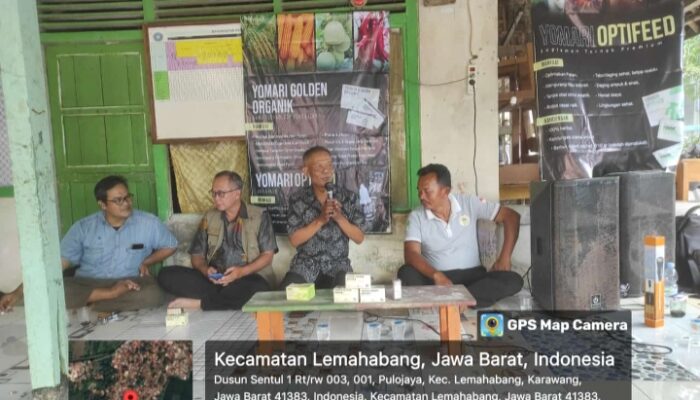 Pemdes Pulojaya Kecamatan Lemahabang Bersama Para Petani Siap Sukseskan Program Swasembada Dan Ketahanan Pangan