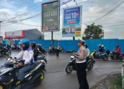 Satlantas Polres Karawang Gelar Gatur Lalin, Cegah Titik Kemacetan di Jalan Raya