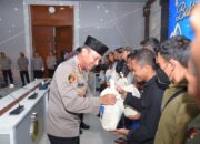 Polrestabes Bandung Berbagi Bakti Sosial Ramadhan untuk Warga yang kurang mampu.