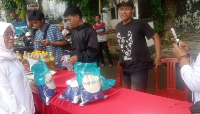 Bazar Ramadhan 1446 H di Halaman Parkir Kecamatan Cikampek Karawang, Resmi Dibuka.