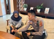 Mudik Aman, Keluarga Nyaman! Satlantas Polres Karawang Sosialisasi Layanan Hotline Mudik Polri 110