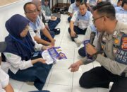 Satlantas Polres Karawang Gaungkan Sosialisasi Layanan Hotline Mudik Polri 110