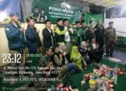 Posko Mudik NU Banser di Jawa Barat Dibuka, Dimulai di Kecamatan Cikampek Karawang