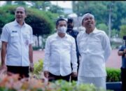 Potret Bupati Aep Temani Agenda Gubernur Jabar Ngantor di Karawang