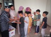 Santunan Anak Yatim Piatu di Desa Wanasari Berlangsung Penuh Kehangatan