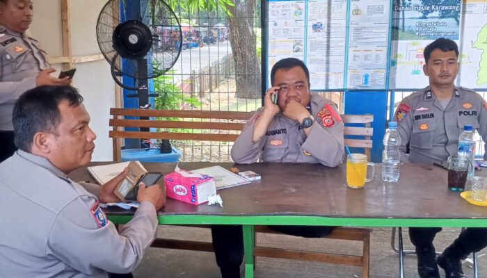 Polsek Ciampel Karawang terima kunjungan Media Online Nurjatinews.com