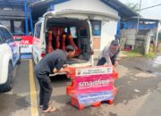Pasca Ops Ketupat Lodaya 2025, Polantas Buka Water Barrier di Karawang