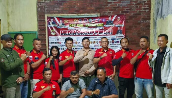 DPC PWDPI Kabupaten Karawang Gelar Halal Bihalal