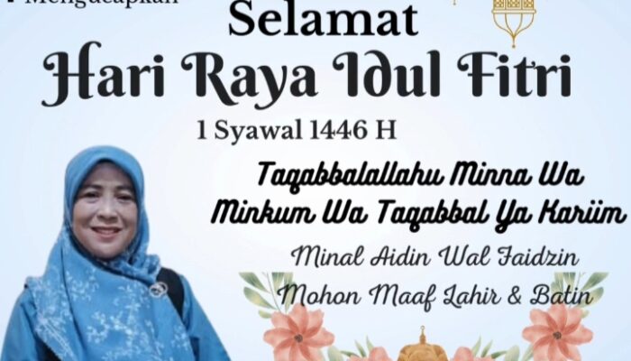 Kepala SDN Karawang Wetan 1 Mengucapkan Selamat Hari Raya Iedul Fitri 1446 Hijriyah