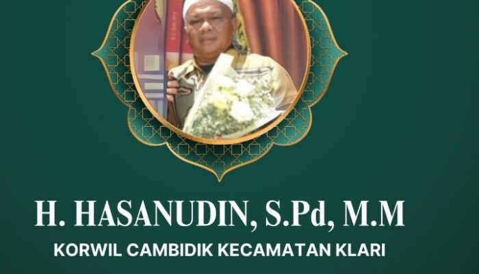 Redaksi Nurjatinews.com Mengucapkan Turut Berduka Cita Atas Wafatnya Korwil Cambidik Klari Karawang