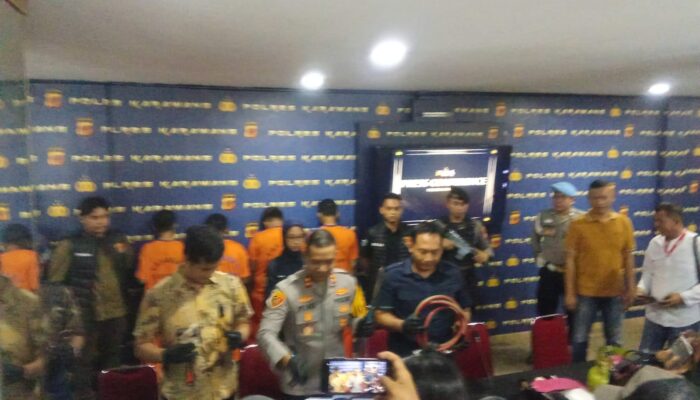 Polres Karawang Ungkap Sindikat Pembobolan ATM di Minimarket, 4 Pelaku Dibekuk