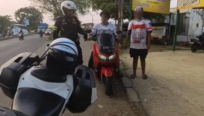 Upaya Polantas di Karawang, Cegah Pengendara Terlibat Ugal-ugalan di Jalan Raya