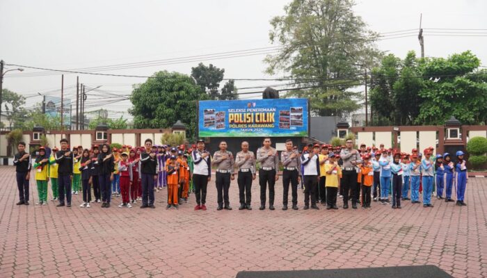 Polres Karawang Gelar Seleksi Polisi Cilik Tingkat Kabupaten, Bentuk Generasi Pelopor Tertib Lalu Lintas