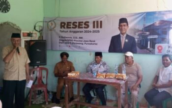 Anggota DPRD Provinsi Jawa barat H. Budiwanto.S.Si.,M.M Dari Fraksi Partai PKS Gelar Reses di Purwasari Karawang