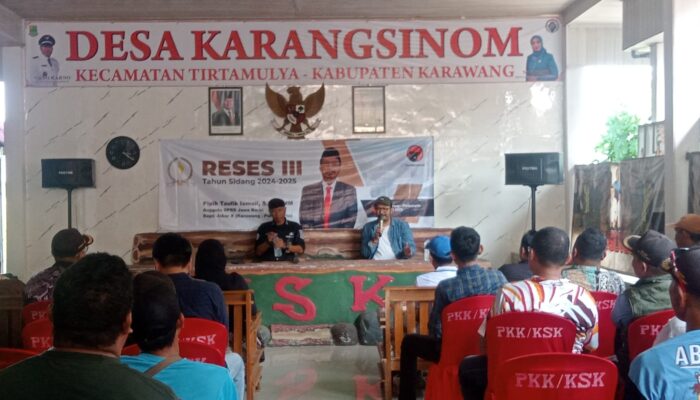 Reses Masa Sidang ke 3 tahun 2024–2025 Pipik Taufik Ismail Serap Aspirasi Warga Karangsinom