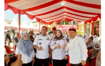 Wakil Bupati Bekasi Menghadiri Gelar Produk Pertanian dan Peternakan di Cibarusah Bekasi