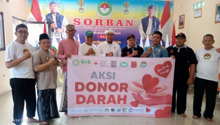 Sorban Gelar Donor Darah & Rukiah, di desa Cengkong Karawang warga sangat Antusias 