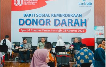 Bank BJB Gelar Donor Darah dalam Rangka HUT RI ke-80, 350 Kantong Darah Terkumpul