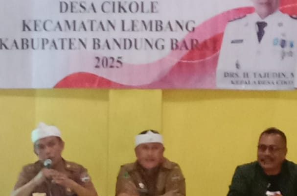 Pemerintah Desa Cikole Bandung Barat Gelar Musyawarah Tentang Perubahan RPMJDes