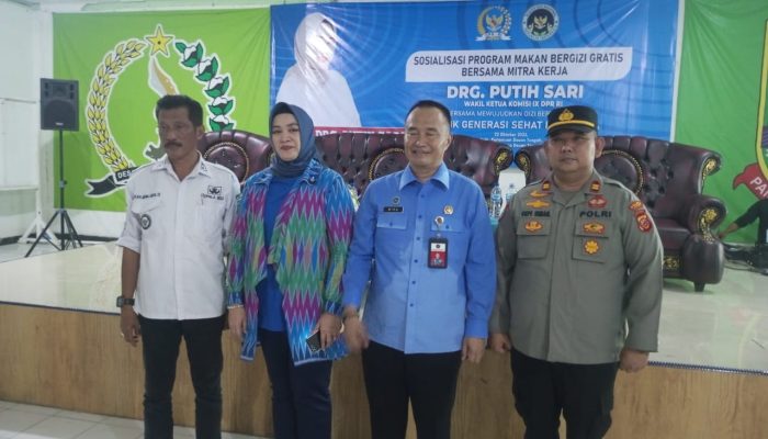 Wakil Ketua Komisi IX DPR RI Drg Putih Sari Gelar Kegiatan Sosialisasi Program Makan Bergizi Gratis