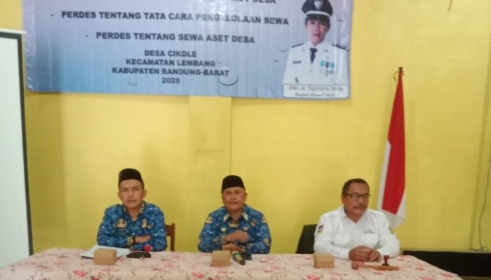 Pemerintah desa Cikole Bandung Barat Gelar Rapat Penetapan Peraturan Aset Desa