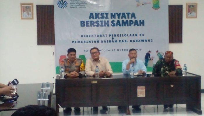 Kecamatan Cikampek Karawang Lakukan Kerja Nyata Dengan Bersih bersih Sampah
