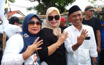 Calon Kepala Desa Cikampek Utara Karawang Dengan No Urut 4 Didin Samsudin Gelar Kampanye