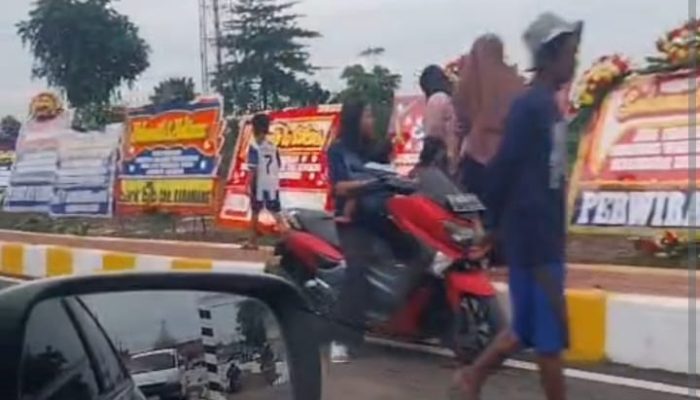 Bupati Karawang H Aep Syaepuloh Meresmikan Underpass Gorowong Karawang Timur