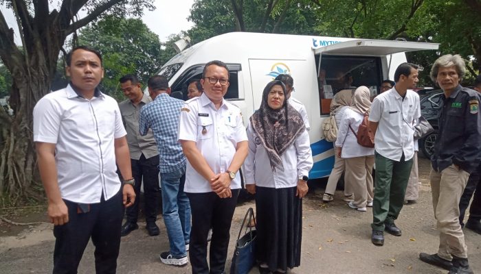Pemkab Karawang meresmikan Gedung Instansi Pelayanan Terpadu di Depan Kantor Kecamatan Cikampek