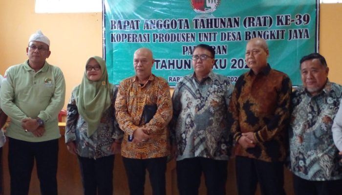 Rapat Anggota Tahunan ke – 39 Koperasi Produsen Unit Desa Bangkit Jaya Pabuaran Subang