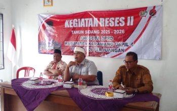 Anggota DPRD Karawang Fraksi Partai PDIP H Cita Gelar Reses II, tahun Sidang 2025 – 2026 di Desa Bayur Kidul Karawang