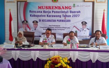 Musrenbang Rencana Kerja Pemda Kabupaten Karawang Tahun anggaran 2027 di Kecamatan Purwasari