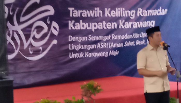 Bupati Karawang Aep Saepulloh SE, Absen ASN dan Kades Kabid pada Saat Tarling di Desa Cariu Mulya