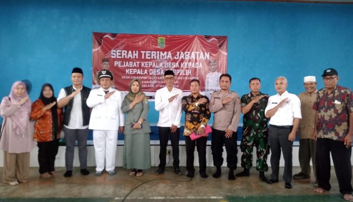 Serah Terima  Jabatan Kepala Desa Cikampek Selatan Karawang