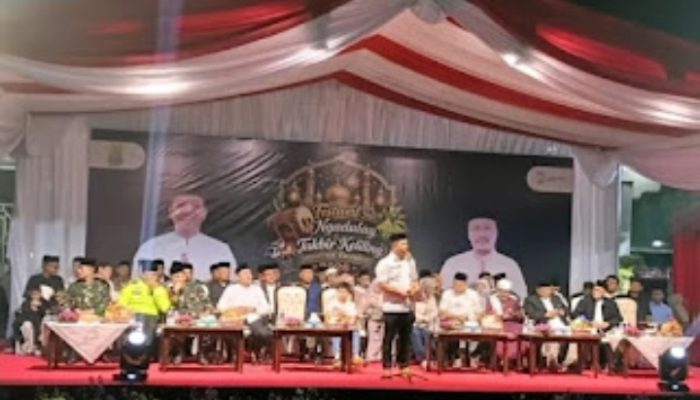 Bupati Karawang Buka Festival Ngadulag dan Takbir Keliling